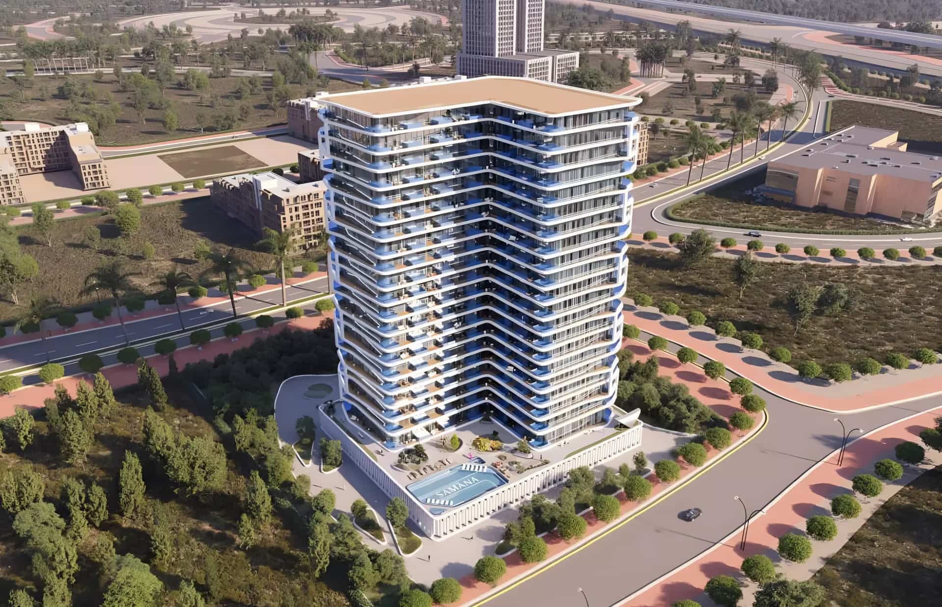 Samana Ibiza in Dubailand Dubai Land Residence Complex