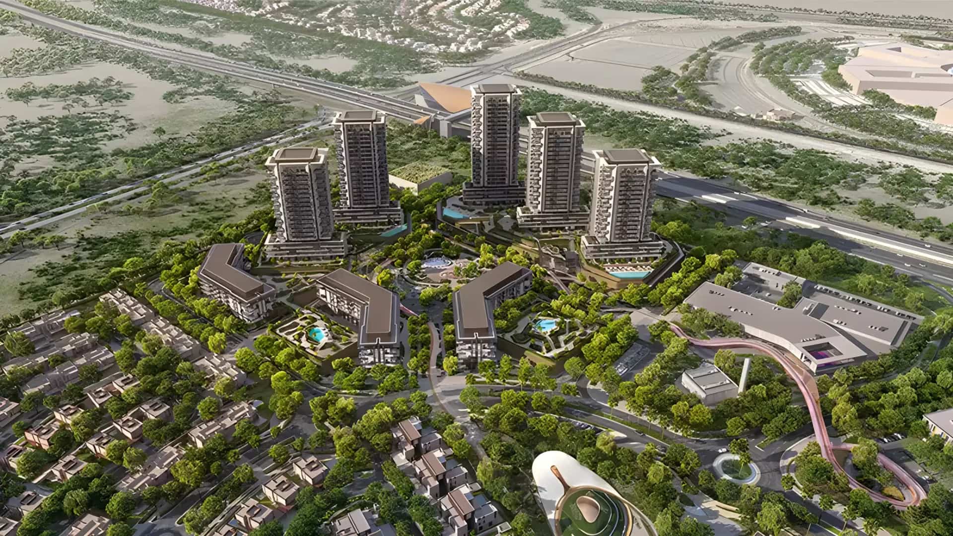 Cyan Tower in Dubai Land