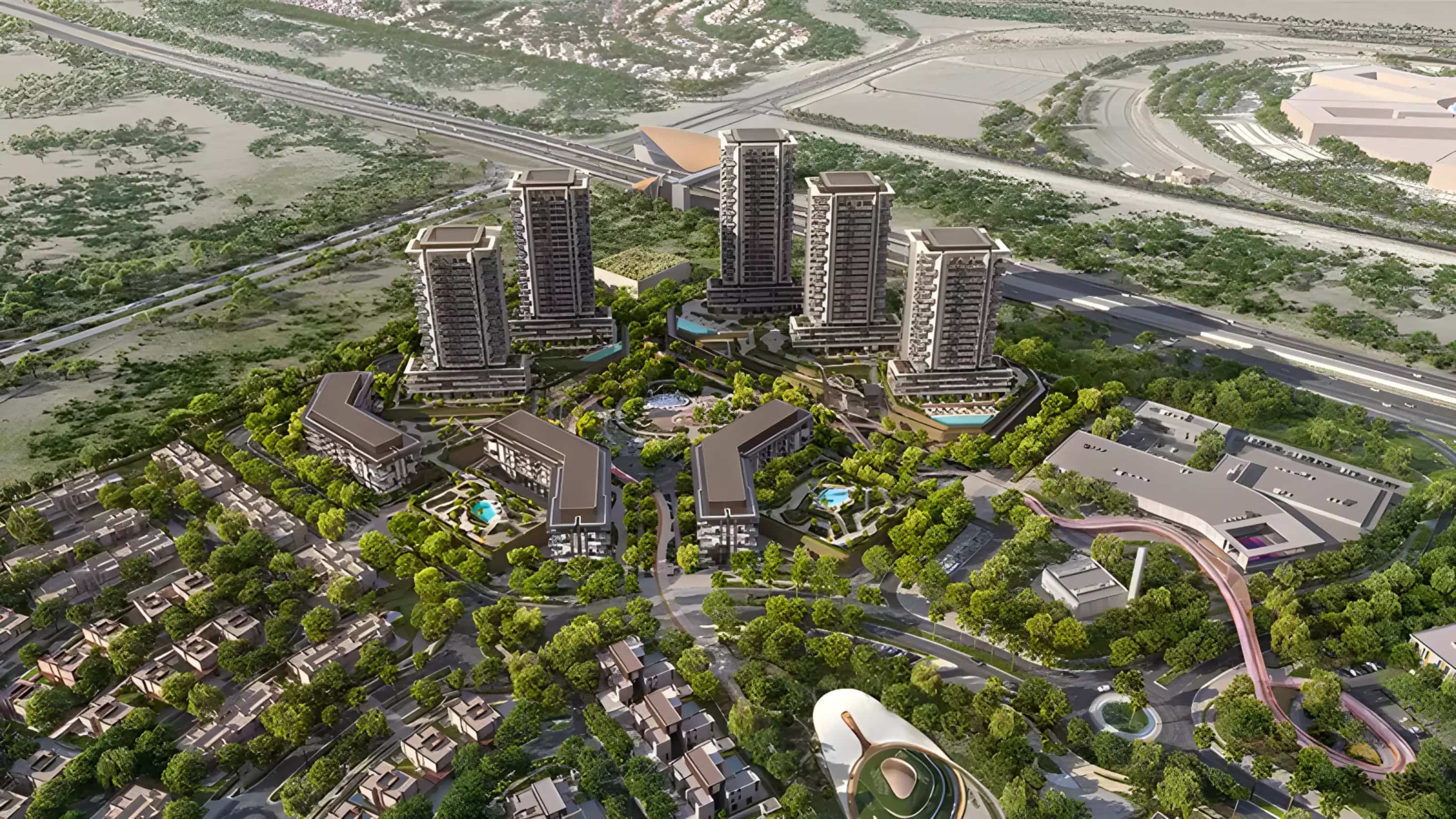 Teal Tower in Dubailand